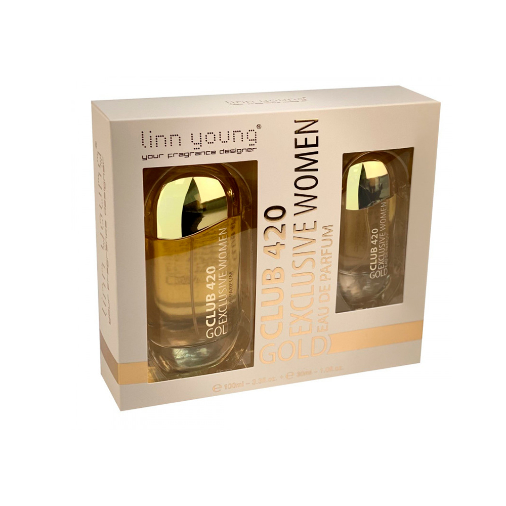 400752 CLUB 420 EXCLUSIVE WOMEN GOLD EDP SET