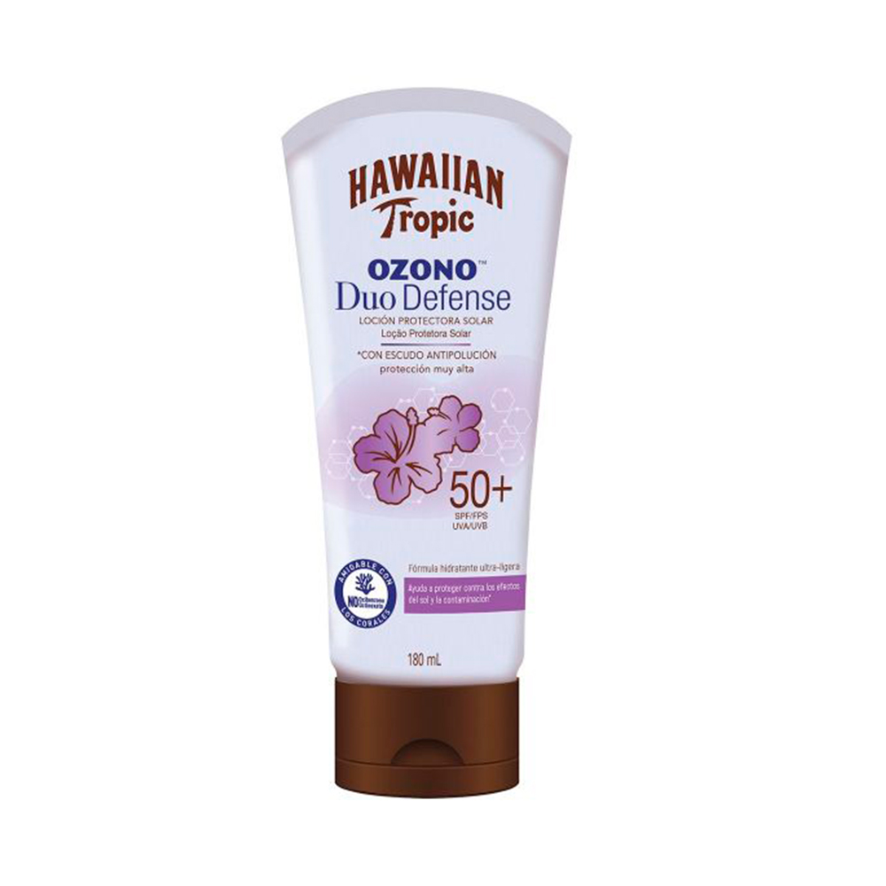 091736 HAWAIIAN TROPIC OZONO DUO DEFENSE 50+ 180ML