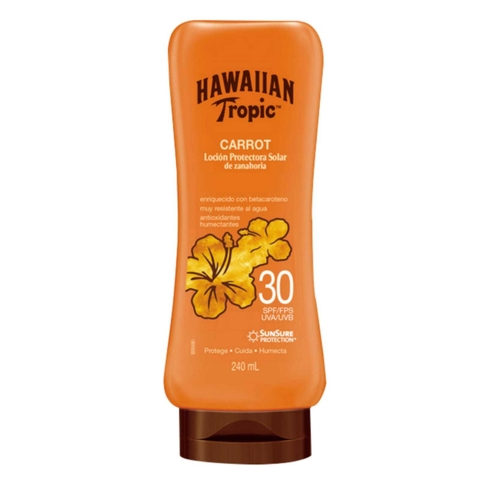 088705 HAWAIIAN TROPIC CARROT LOCION SPF30 240ML