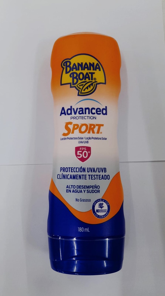 086744 BANANA BOAT ADVANCED SPORT SPF50+ 180ML