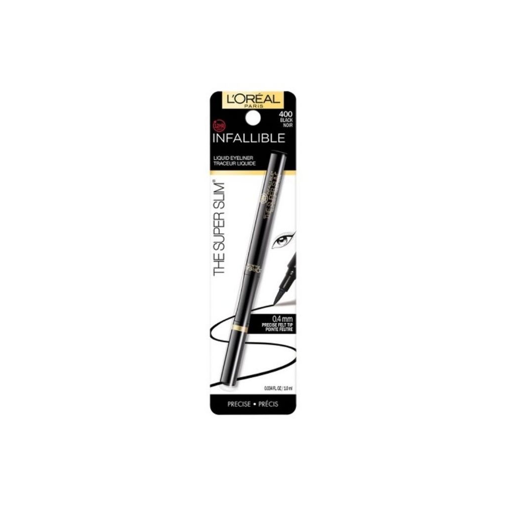 238912 LOREAL INFALLIBLE THE SUPER SLIM #400 BLACK