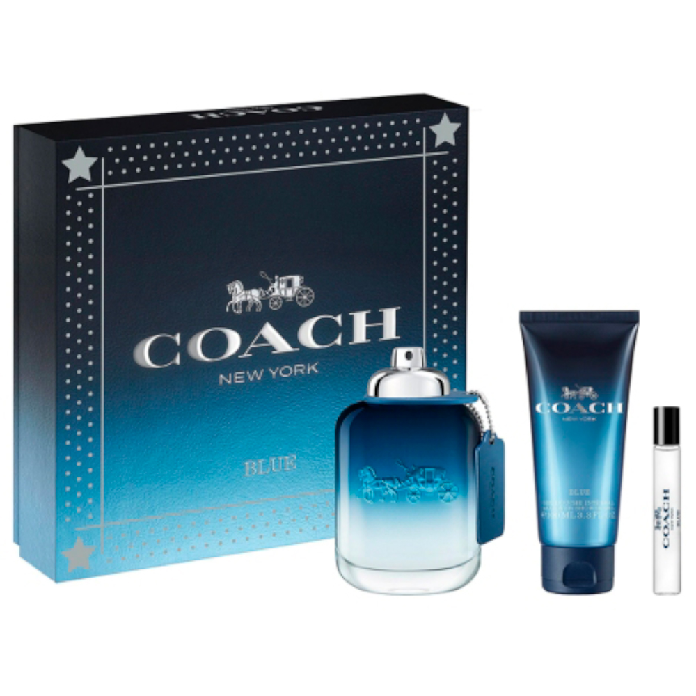 129138 COACH NEW YORK BLUE SET