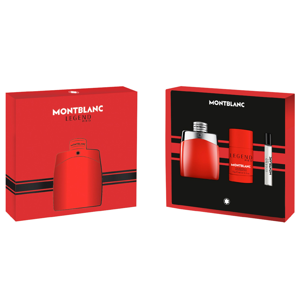 130400 MONT BLANC LEGEND RED SET