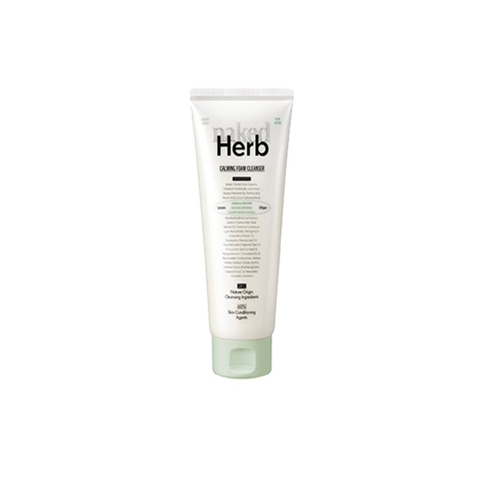 376140 NAKED HERB CALMING FOAM CLEANSER 150ML