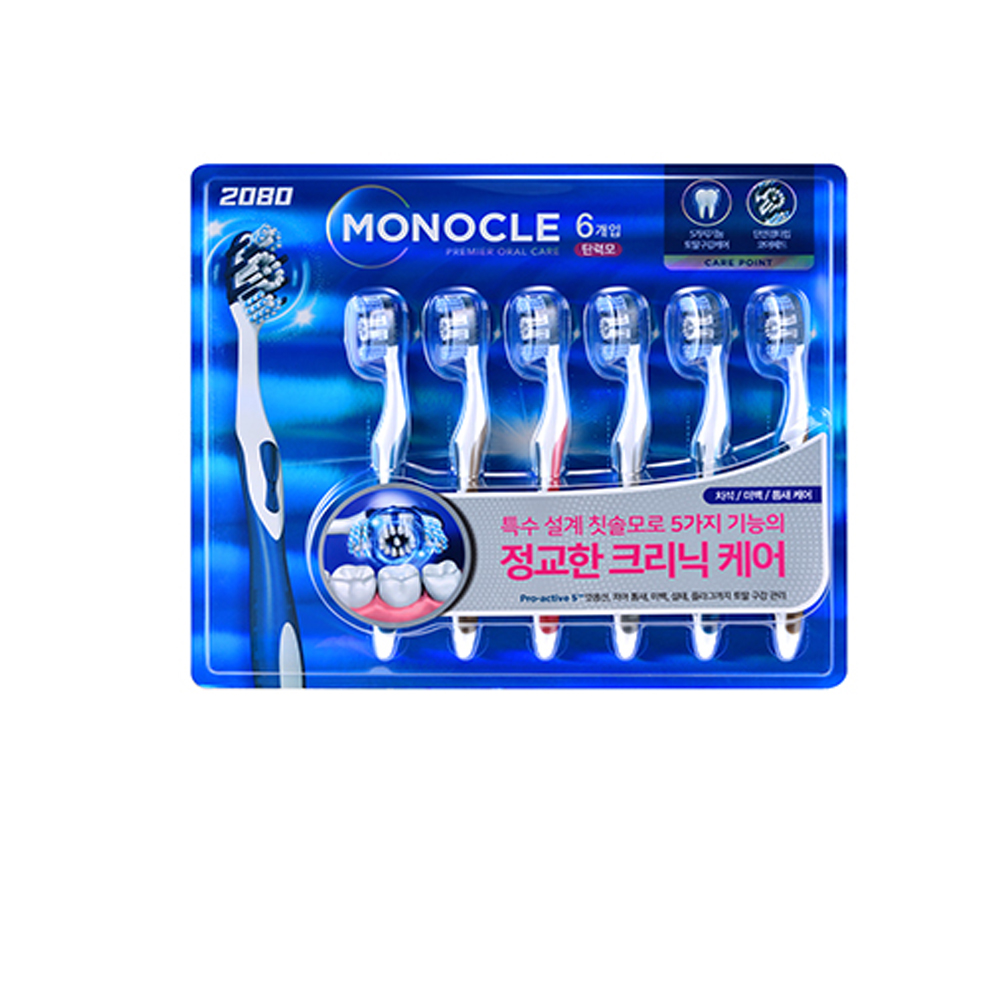 364048 2080 MONOCLE CEPILLO DENTAL 6PCS