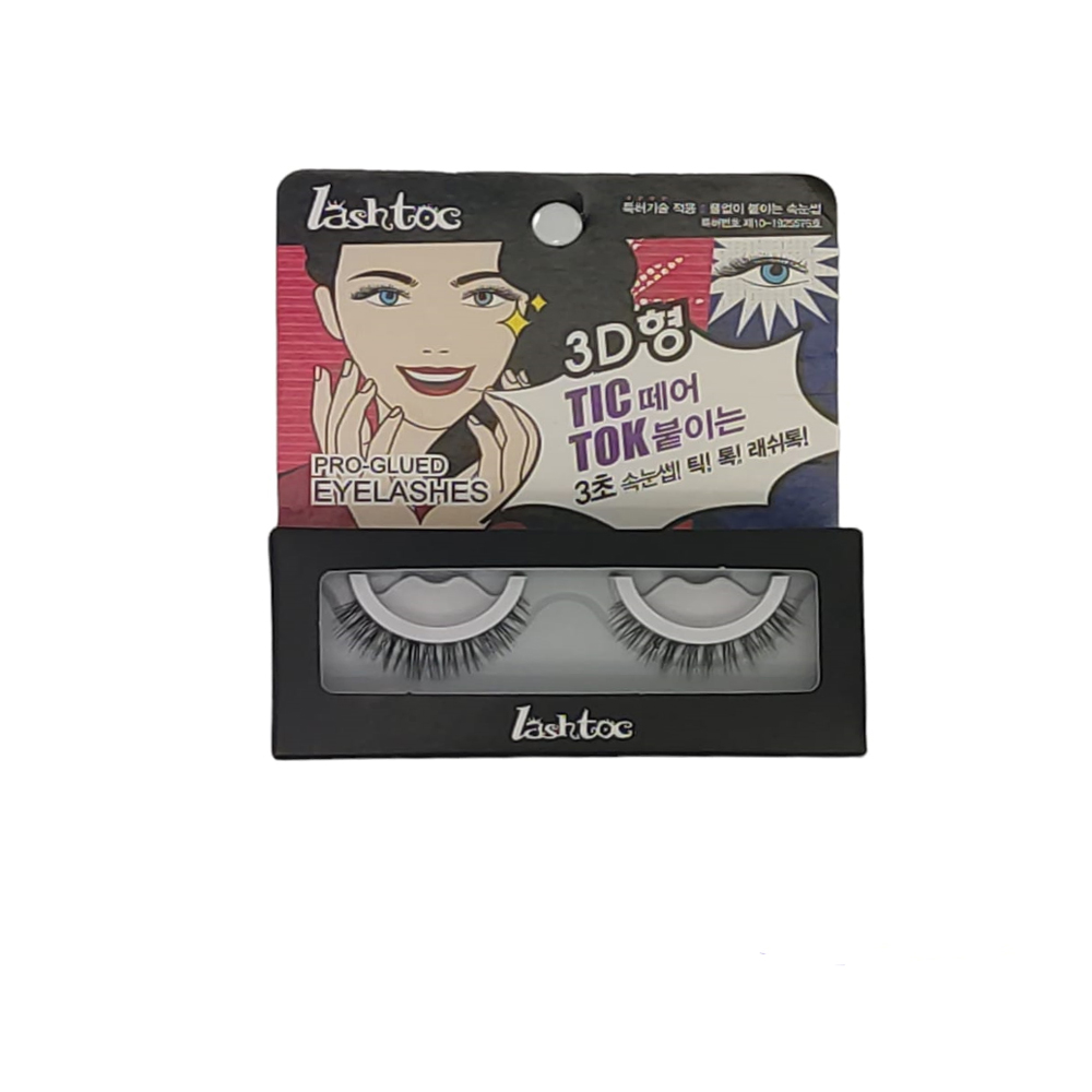 970624 LASHTOC PRO GLUED EYELASHES #3D