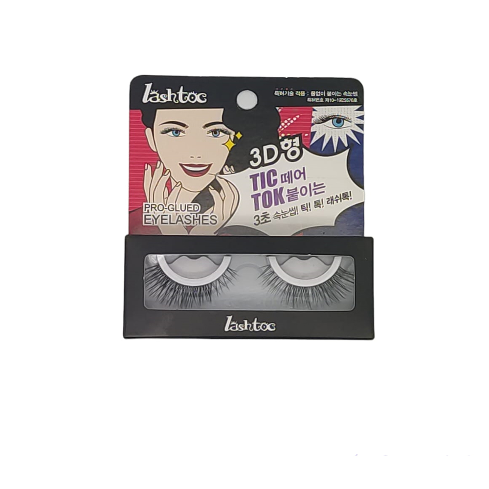 970655 LASHTOC PRO GLUED EYELASHES #3D