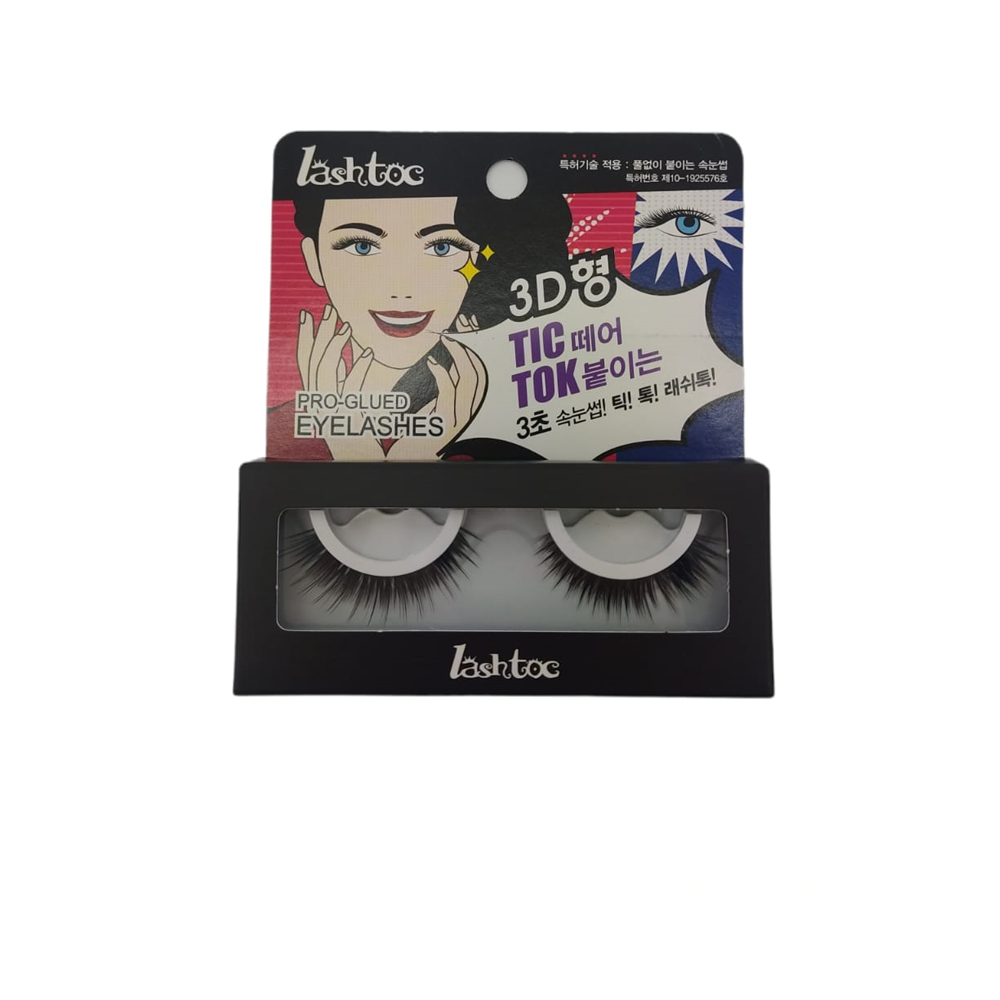 970662 LASHTOC PRO GLUED EYELAHES #3D