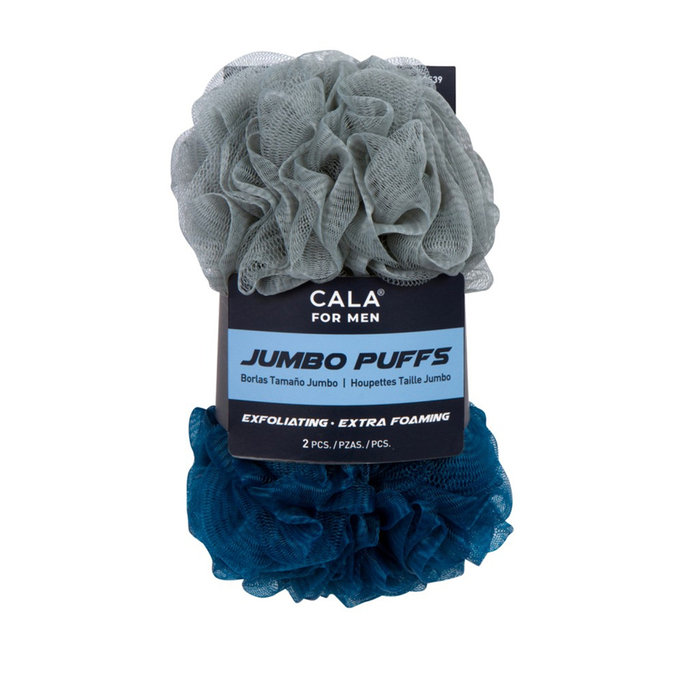 695390 CALA FOR MEN JUMBO PUFF 2PCS #69539