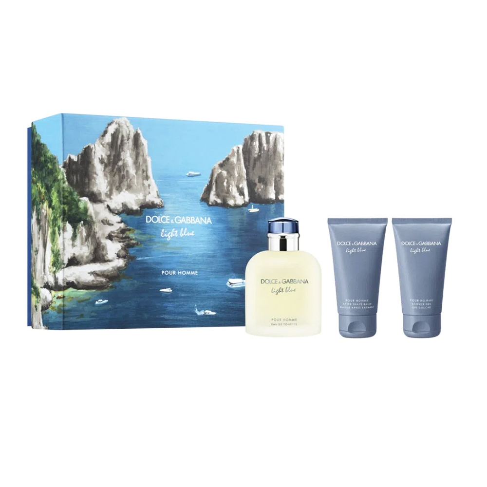 051754 DOLCE & GABBANA LIGHT BLUE POUR HOMME SET