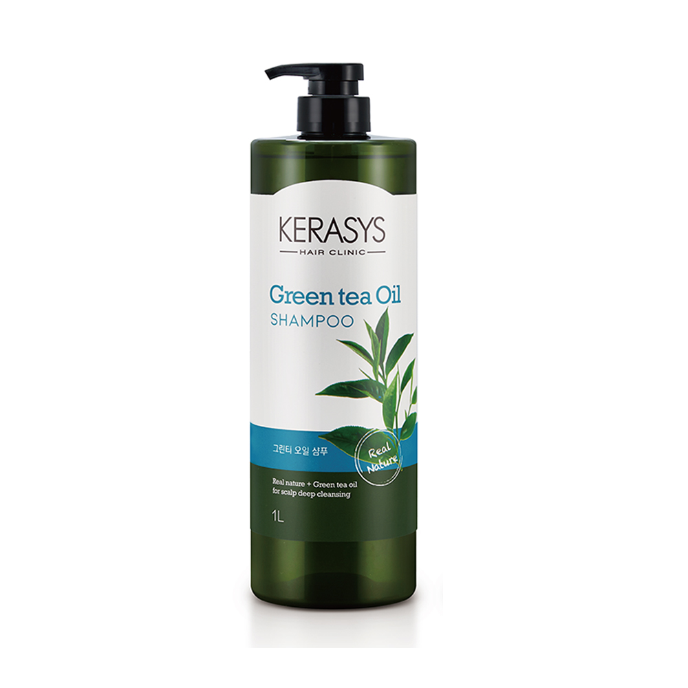 385074 KERASYS GREEN TEA OIL SHAMPOO 1LT