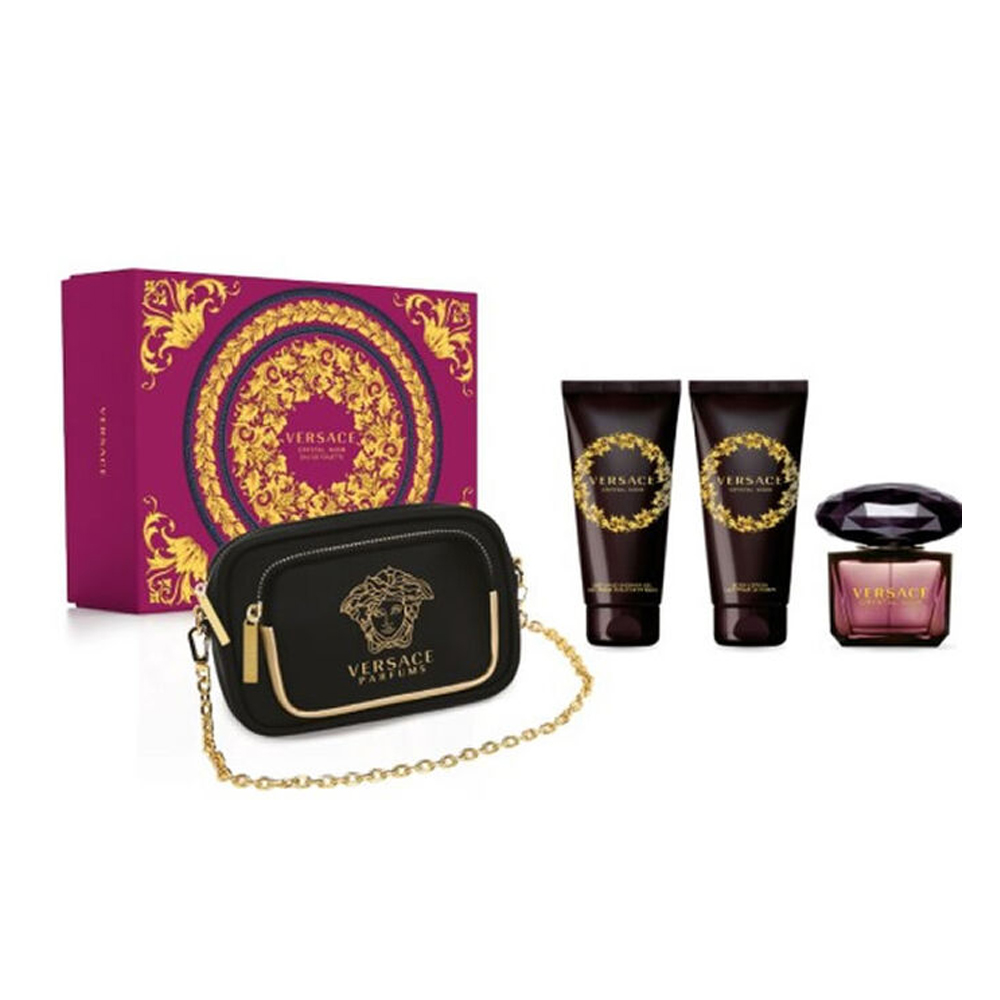 876709 VERSACE CRYSTAL NOIR SET