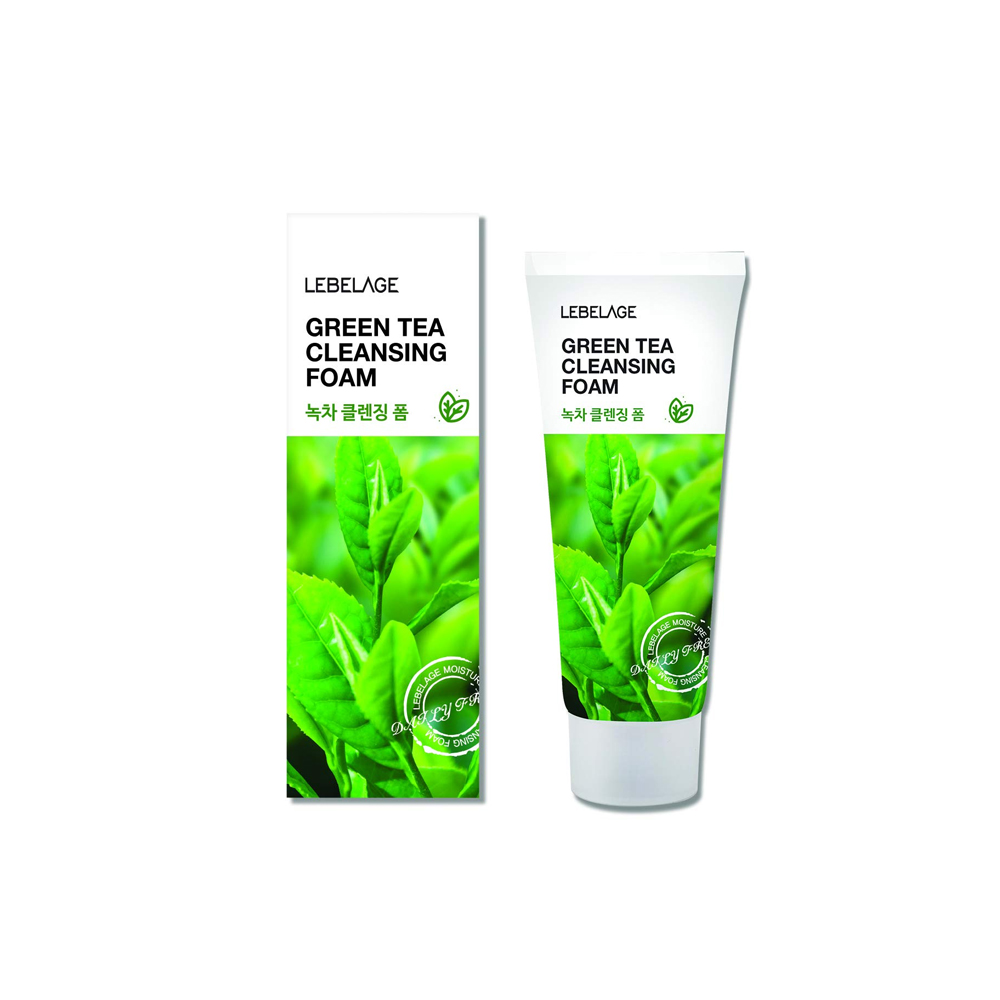 510443 LEBELAGE GREEN TEA CLEANSING FOAM 100ML