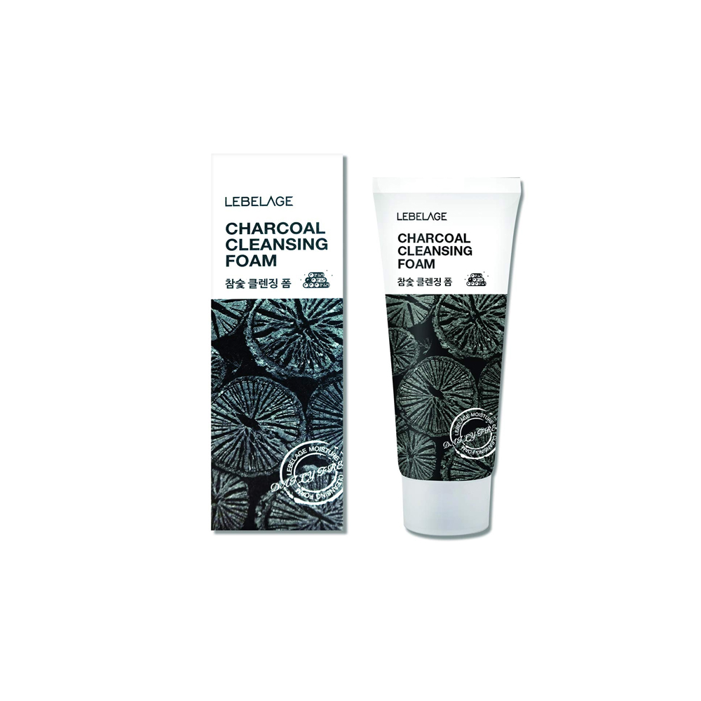 510467 LEBELAGE CHARCOAL CLEANSING FOAM 100ML