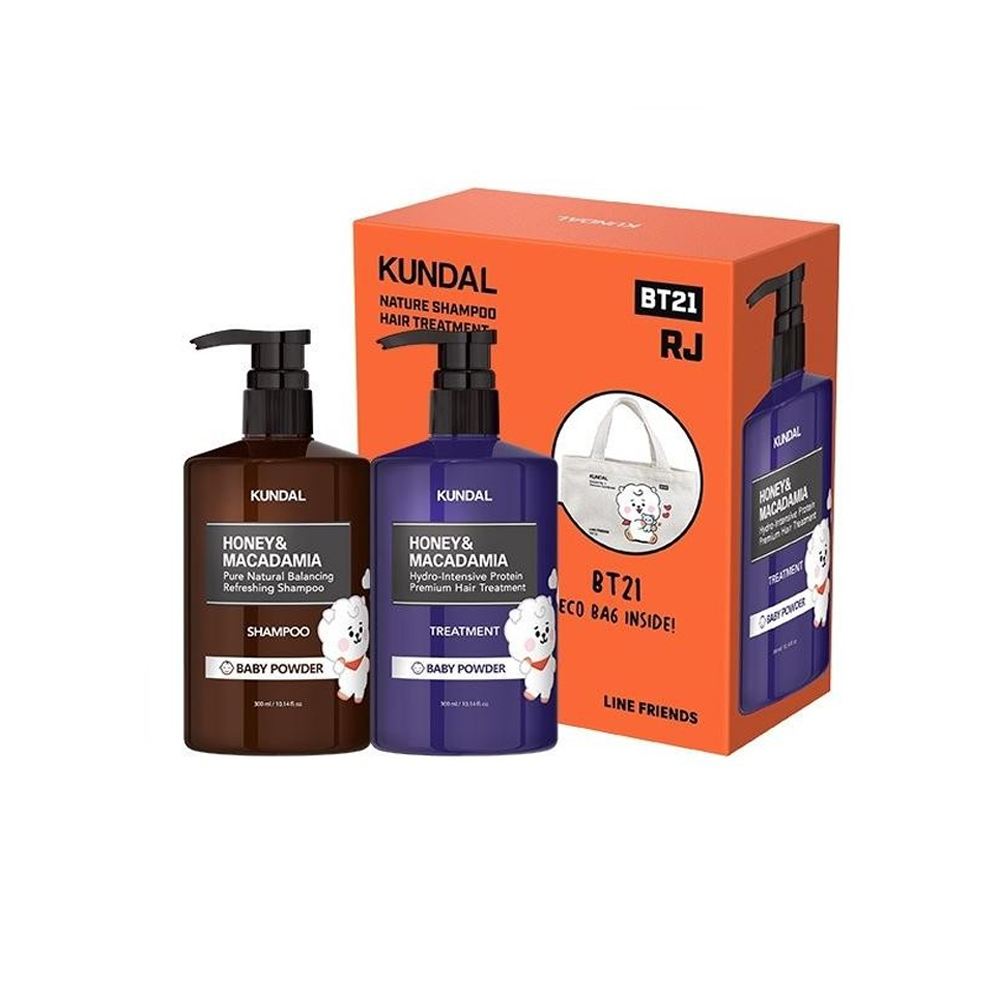 258987 KUNDAL NATURE SHAMPOO HAIR TREATMENT RJ SET