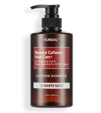 745765 KUNDAL WHITE MUSK CAFFEINE SHAMPOO 500ML