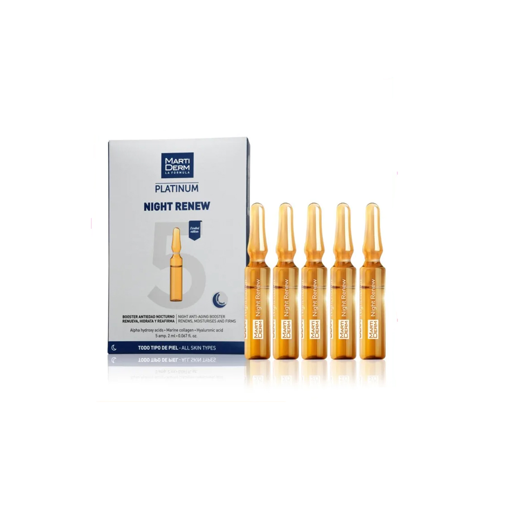 178024 MARTIDERM PLATINUM NIGHT RENEW 5X2ML