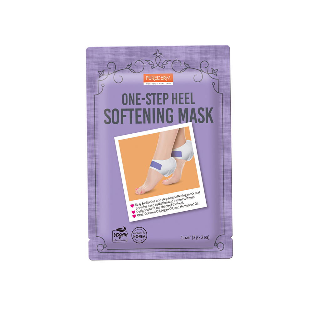 322802 PUREDERM ONE-STEP HEEL SOFTENING MASK - ADS779