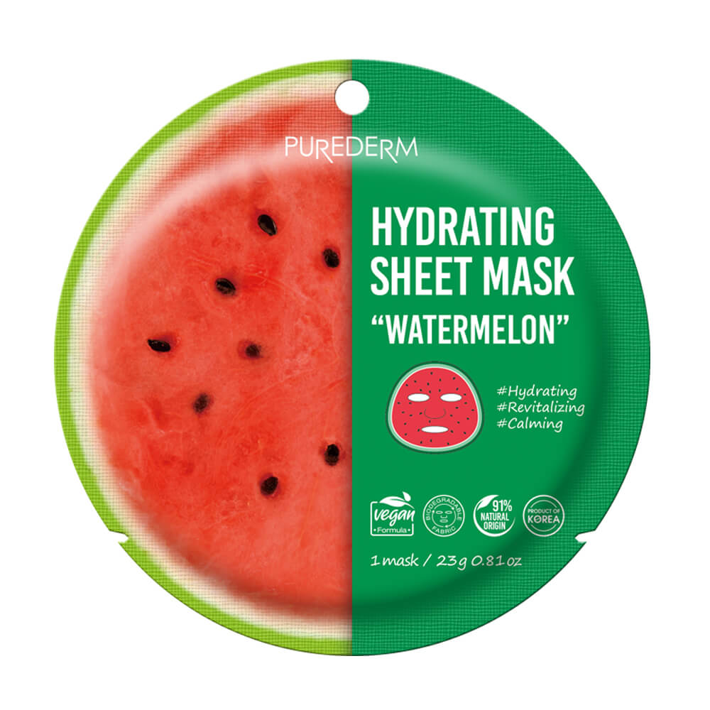 323403 PUREDERM HYDRATING SHEET MASK WATERMELON