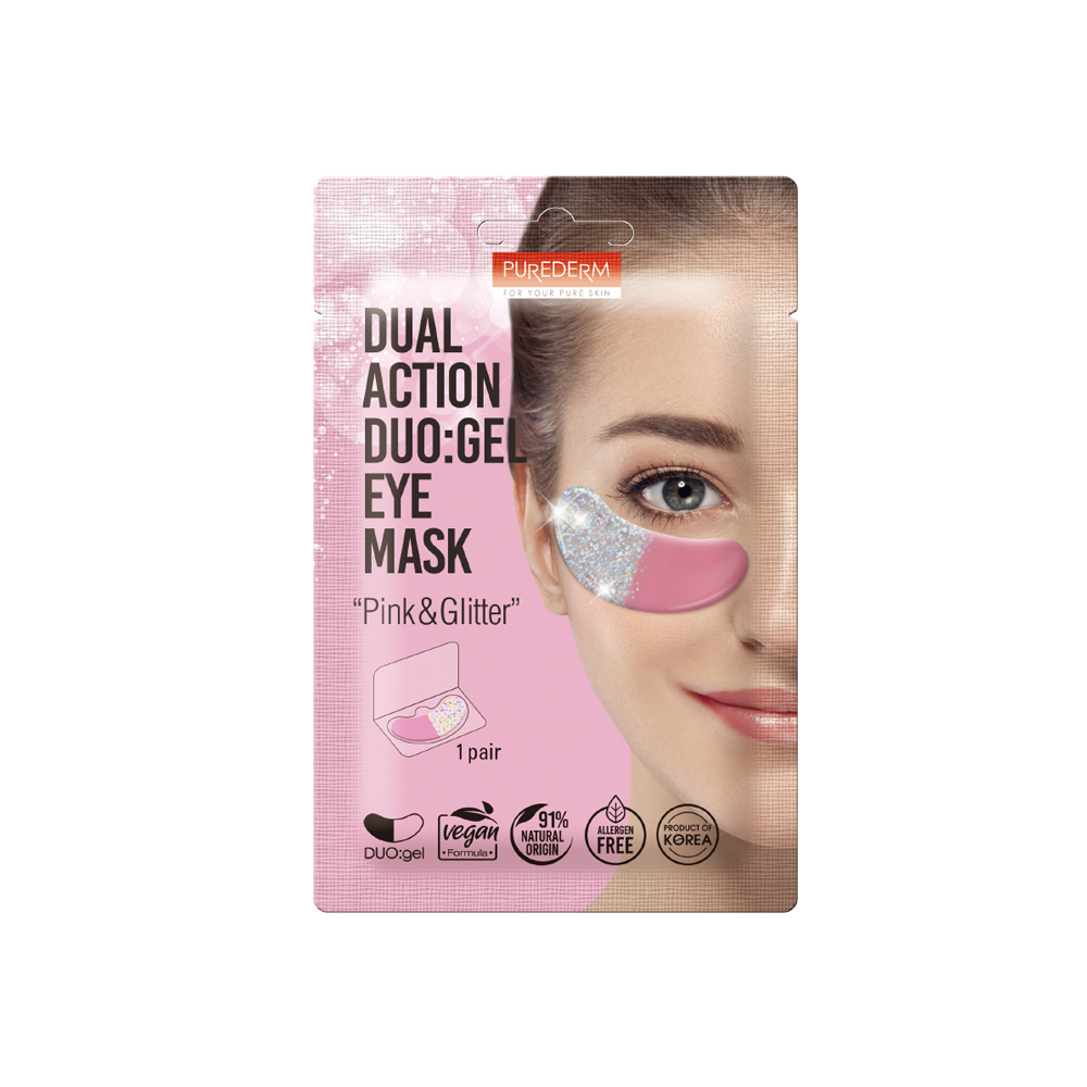 323953 PUREDERM DUAL ACTION DUO-GEL EYE MASK