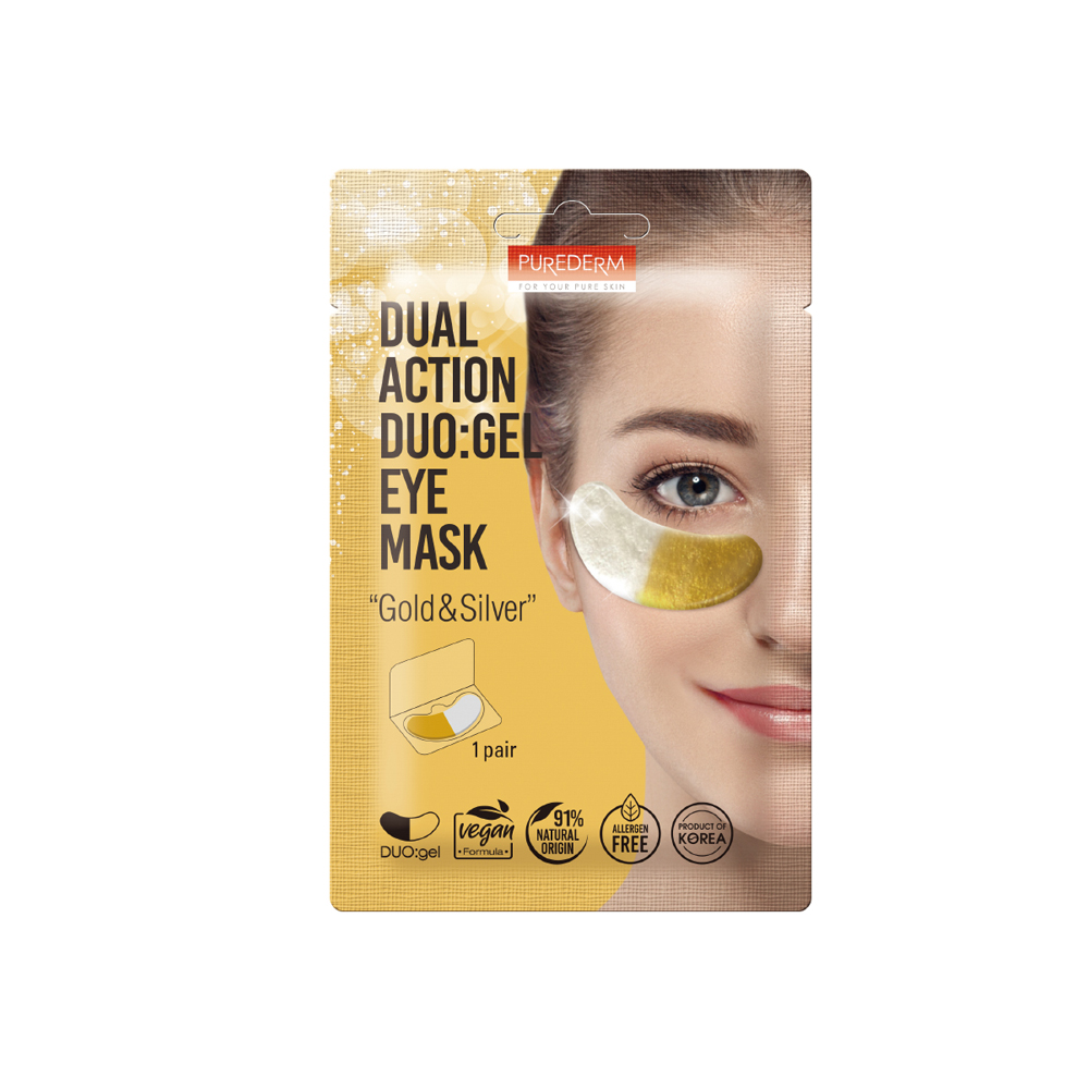 323960 PUREDERM DUAL ACTION DUO-GEL EYE MASK