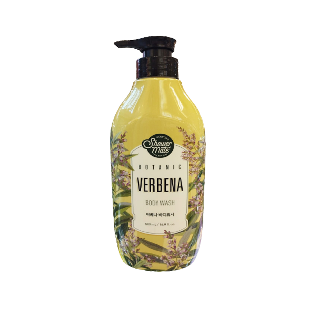 393772 SHOWER MATE BOTANIC VERBENA BODY WASH 500ML