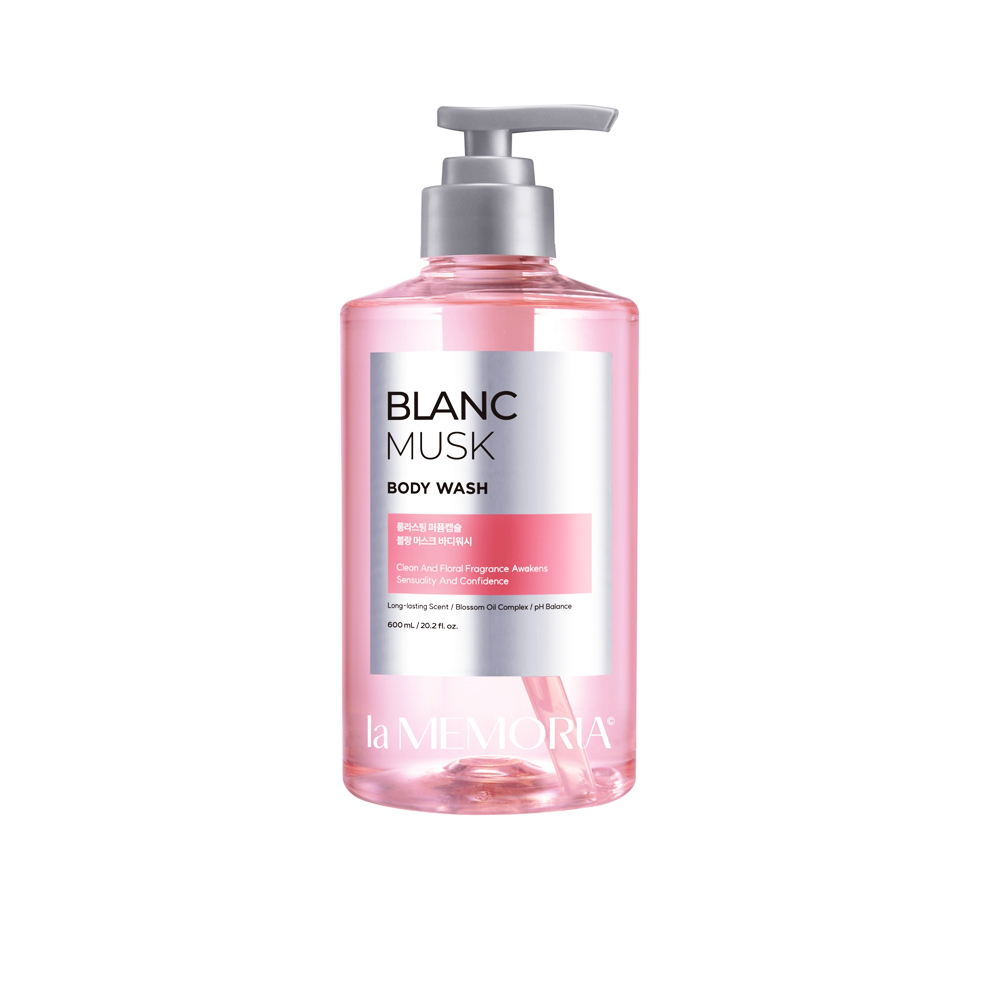 374368 LA MEMORIA BLANC MUSK BODY WASH 600ML