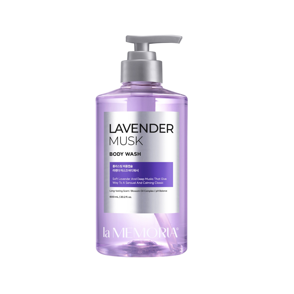 374382 LA MEMORIA LAVENDER MUSK BODY WASH 600ML