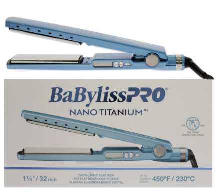 456915 BABYLISS PRO NANOTITANIUM PLANCHITA 1 3/4