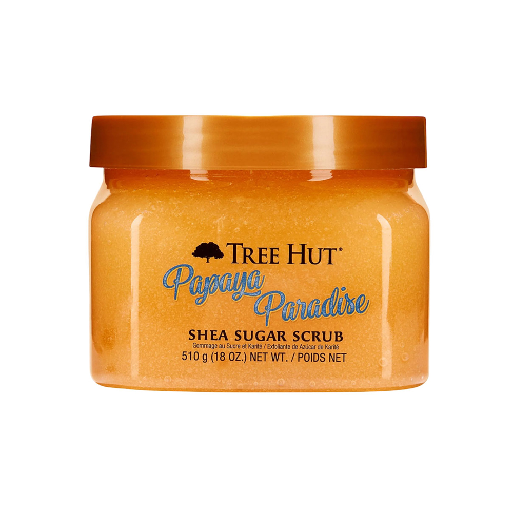 002816 TREE HUT PAPAYA PARADISE SHEA SUGAR SCRUB