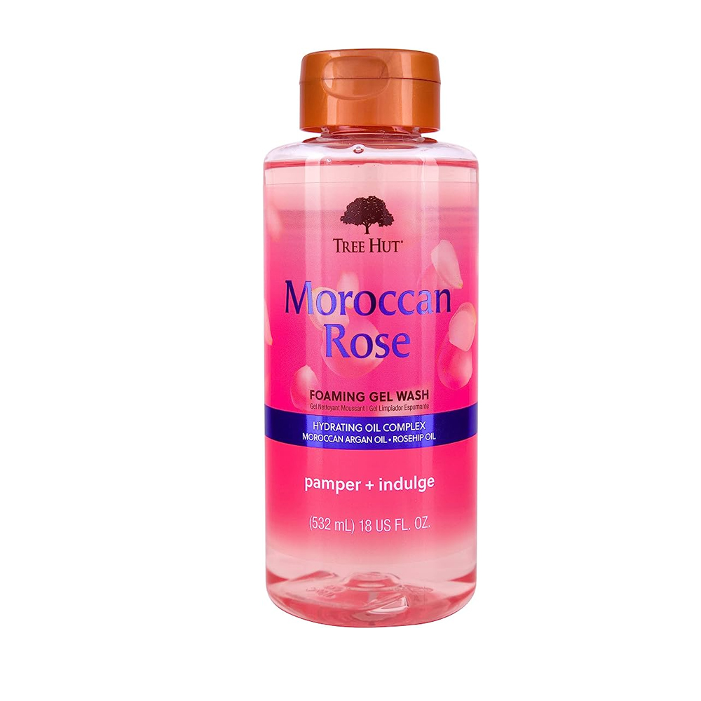 250750 TREE HUT MOROCCAN ROSE FOAMING GEL WASH