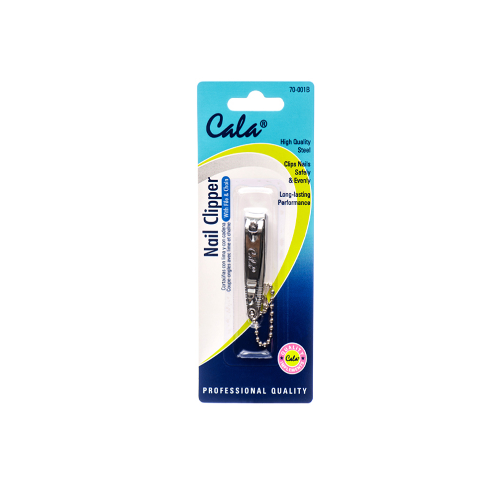 700018 CALA NAIL CLIPPER WITH FILE #70-001B