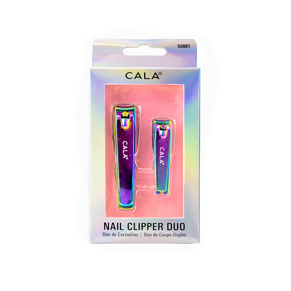 508812 CALA NAIL CLIPPER DUO HOLO #50881