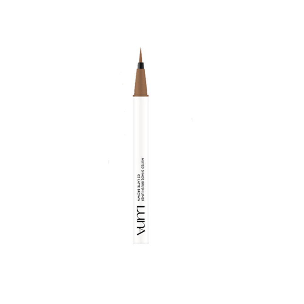 384824 LUNA MUTED SHADE BRUSH LINER #02 LATTE BROWN