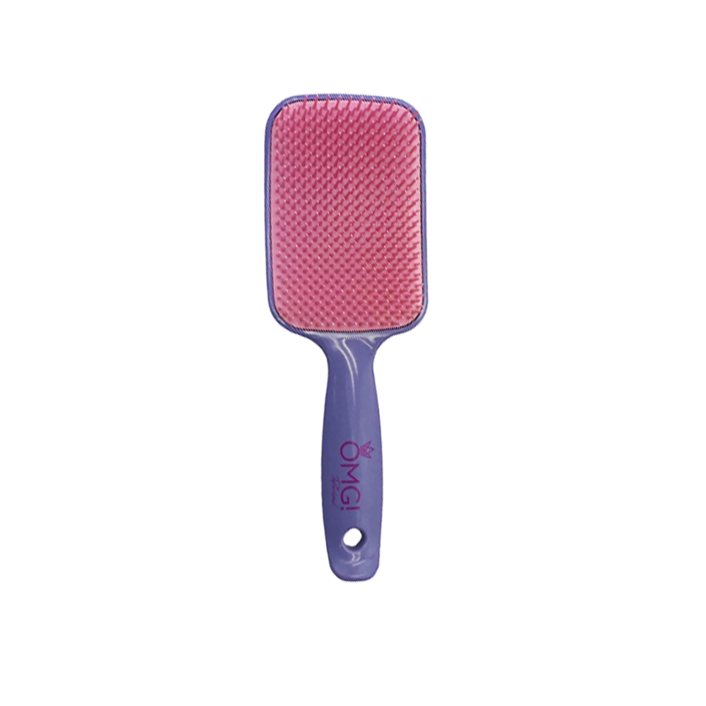 1008157 OMG HB-4 WET&DRY DETANGLER - LAVENDER/PINK