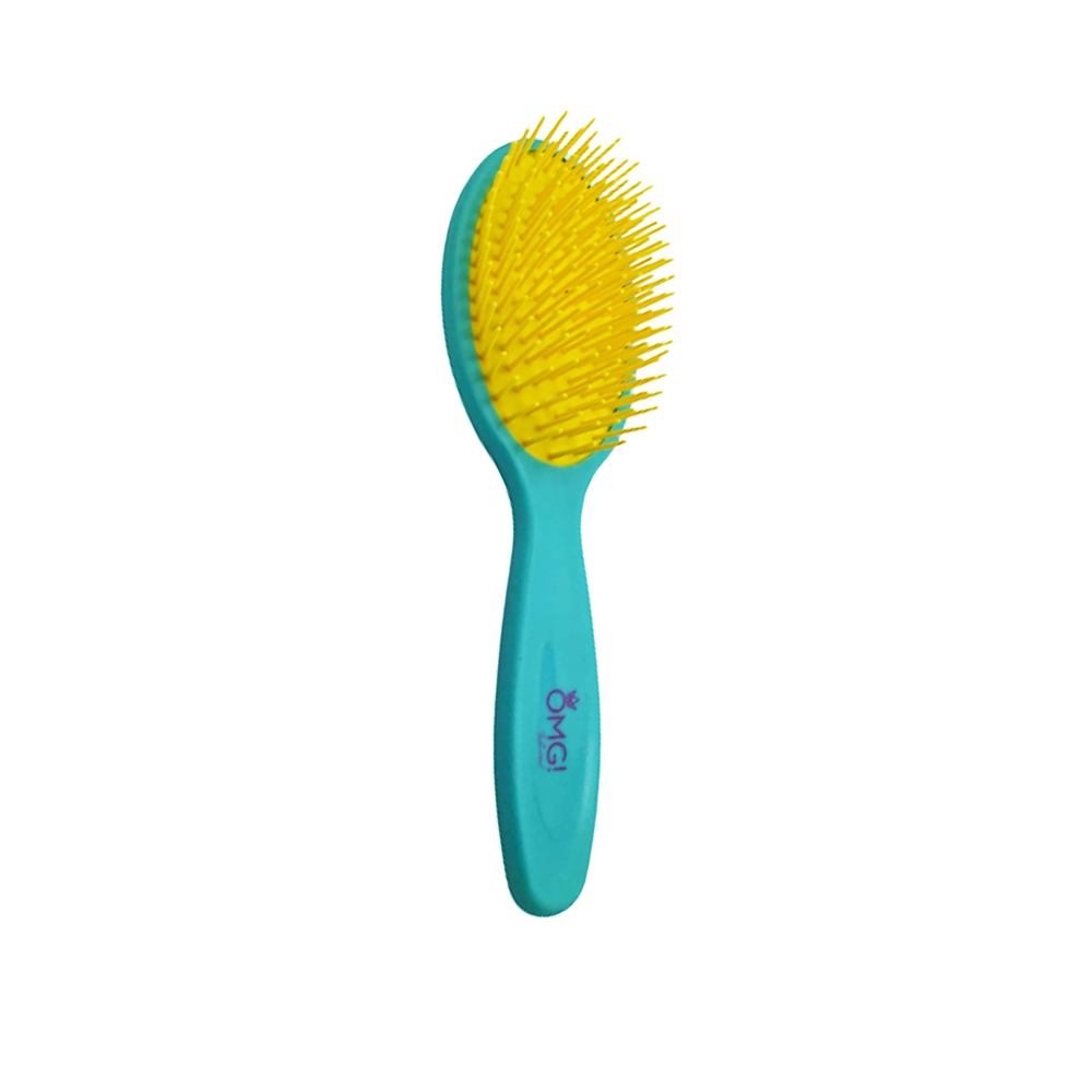 1008154 OMG HB-2 WET N DRY DETANGLING HAIR BRUSH SKY BLUE