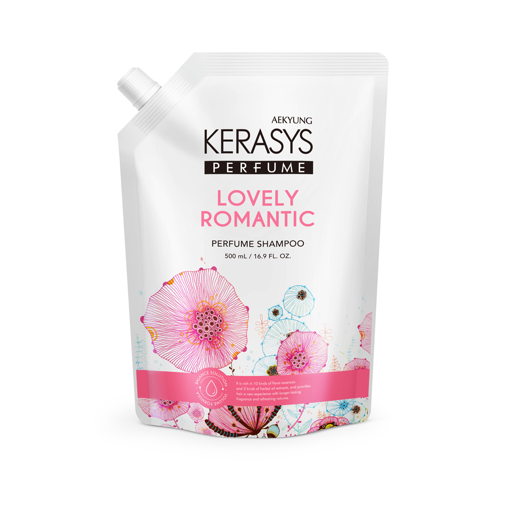 396940 KERASYS LOVELY ROMANTIC REFIL SHAMPOO 500ML