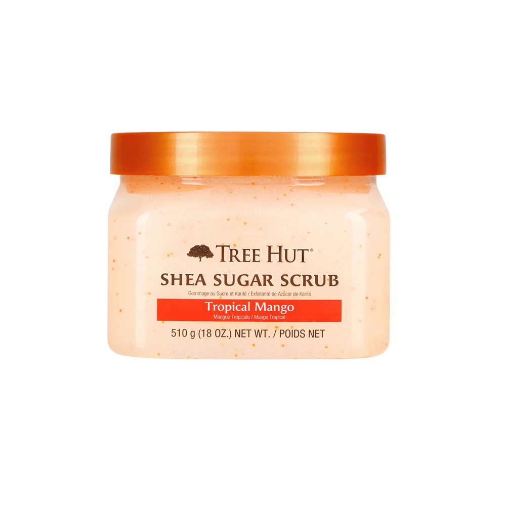 003066 TREE HUT TROPICAL MANGO SHEA SUGAR SCRUB 510G