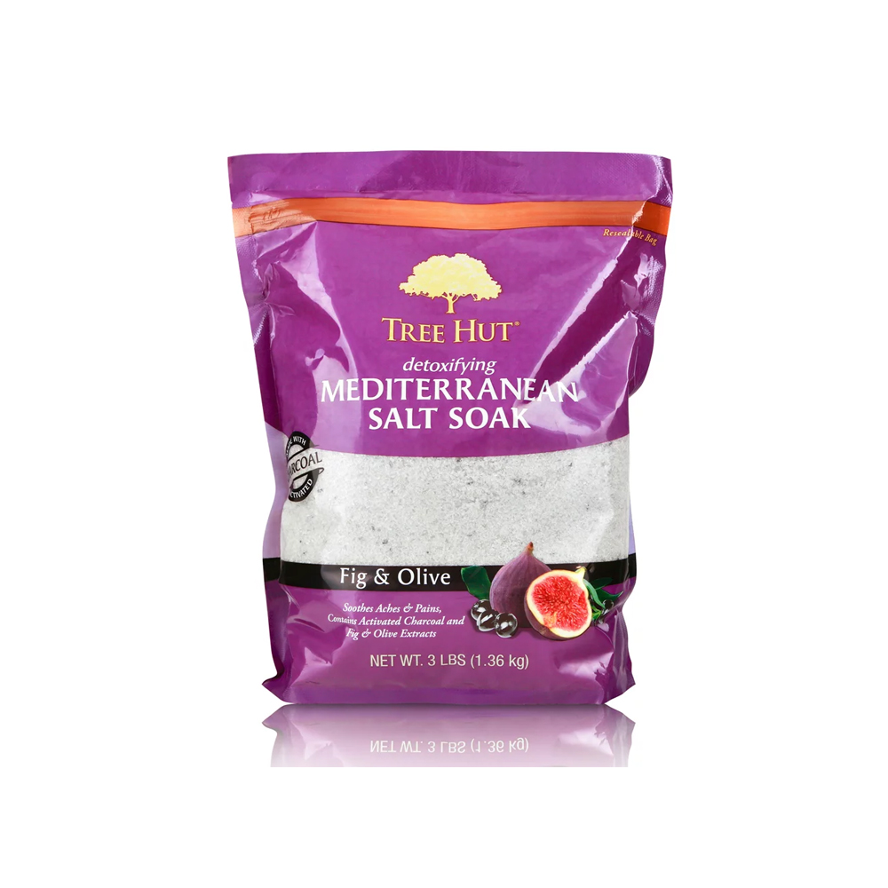 004452 TREE HUT MEDITERRANEAN SALT SOAK FIG & OLIVE 1.36KG