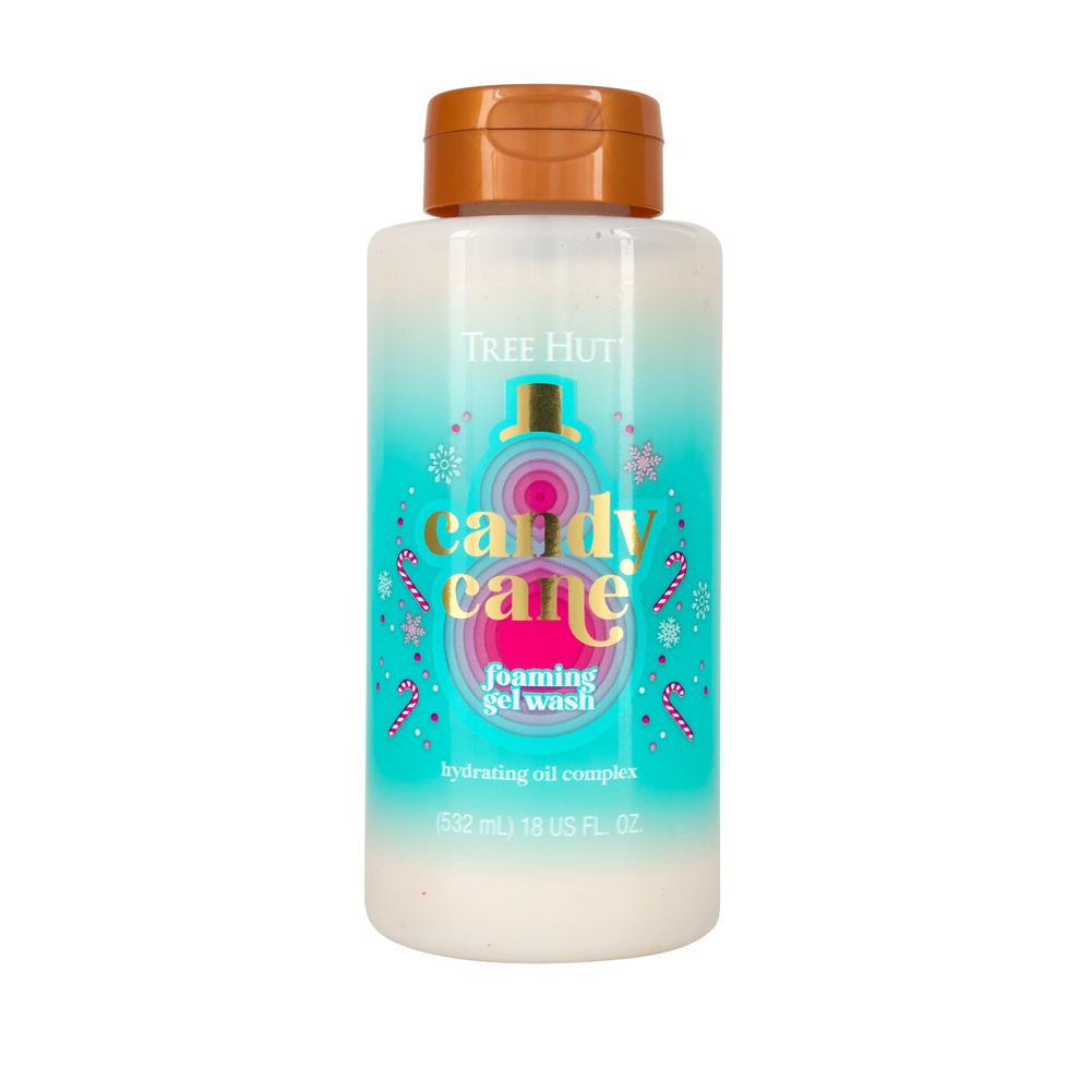 250644 TREE HUT CANDY CANE FOAMING GEL WASH 532ML