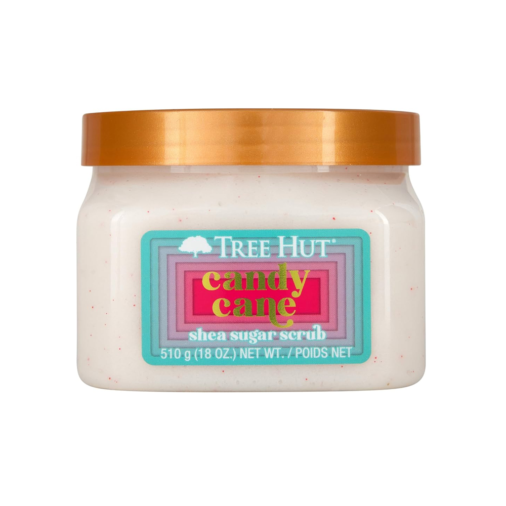 003745 TREE HUT CANDY CANE SHEA SUGAR SERUB 510G