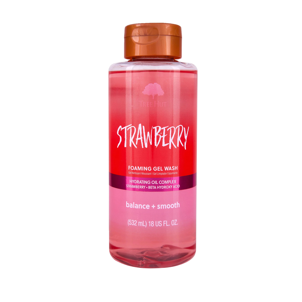 250699 TREE HUT STRAWBERRY FOAMING GEL WASH 532ML