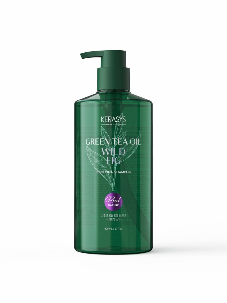 403822 KERASYS GREEN TEA OIL WILD FIG SHAMPOO 800ML