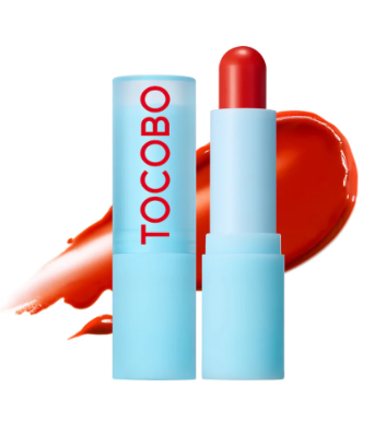 060096 TOCOBO GLASS TINTED LIP BALM #013 TANGERINE RED