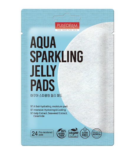 324493 PUREDERM AQUA SPARKLING JELLY PADS - ADS499