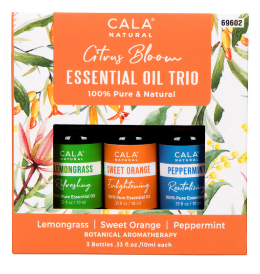 696021 CALA CITRUS BLOOM ESSENTIAL OIL TRIO