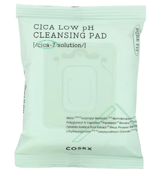 453715 COSRX CICA LOW PH CLEANSING PAD CICA-7 SOLUTION