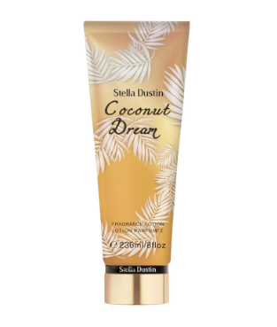 646333 STELLA DUSTIN FRAGRANCE LOTION COCONUT DREAM 236ML