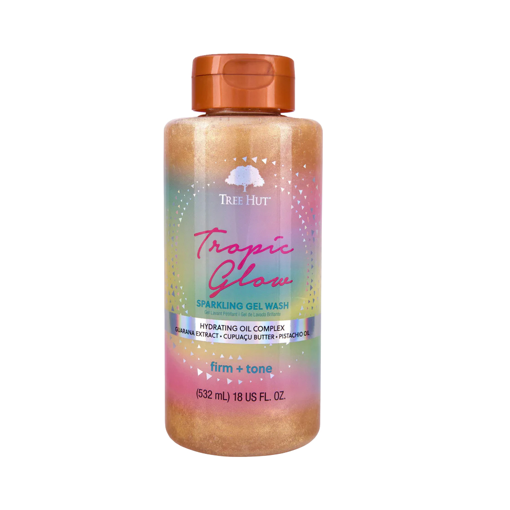 250798 TREE HUT TROPIC GLOW SPARKLING GEL WASH 532ML