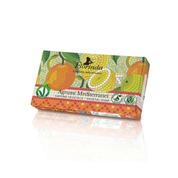 [45907] 432833 FLORINDA VEGETAL SOAP 100G MEDITERRANEAN CITRUS MOSAIC